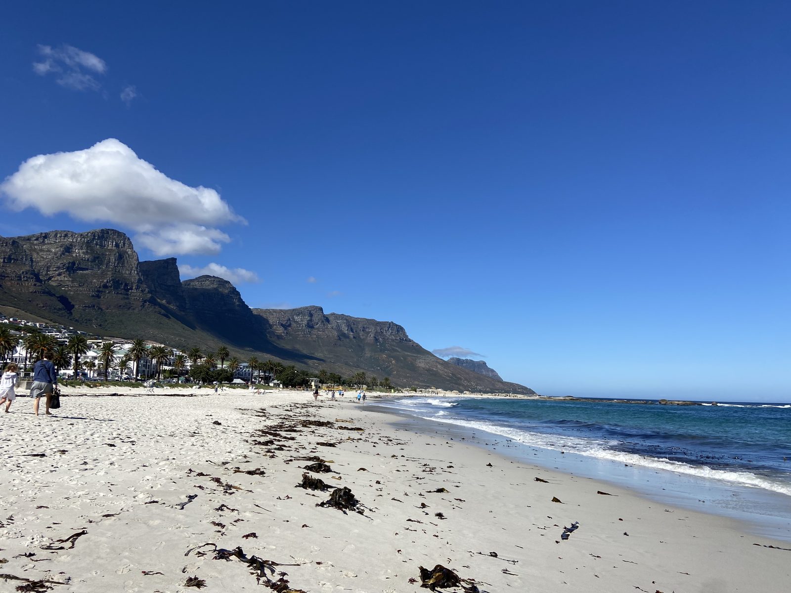 Camps Bay beach beneath the Twelve Apostles